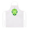 Stained Glass Hop Cone Brewing Apron in White