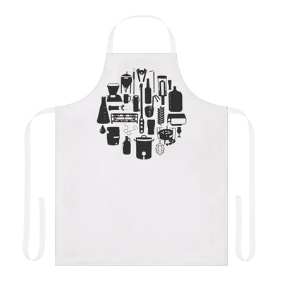 Tools of the Trade Homebrewing Apron in White