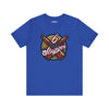 Front view of the 6 Pack Slugger t-shirt featuring bold design.