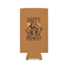 The Bates Brewery Can Cooler in profile, featuring the clean alignment of its design and durable construction.