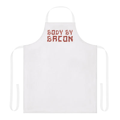 Body By Bacon Apron in White