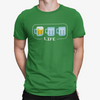 Green Beer Life Bar Craft Beer Gamer T-Shirt