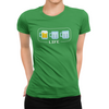 Green Beer Life Bar Craft Beer Gamer Women's T-Shirt